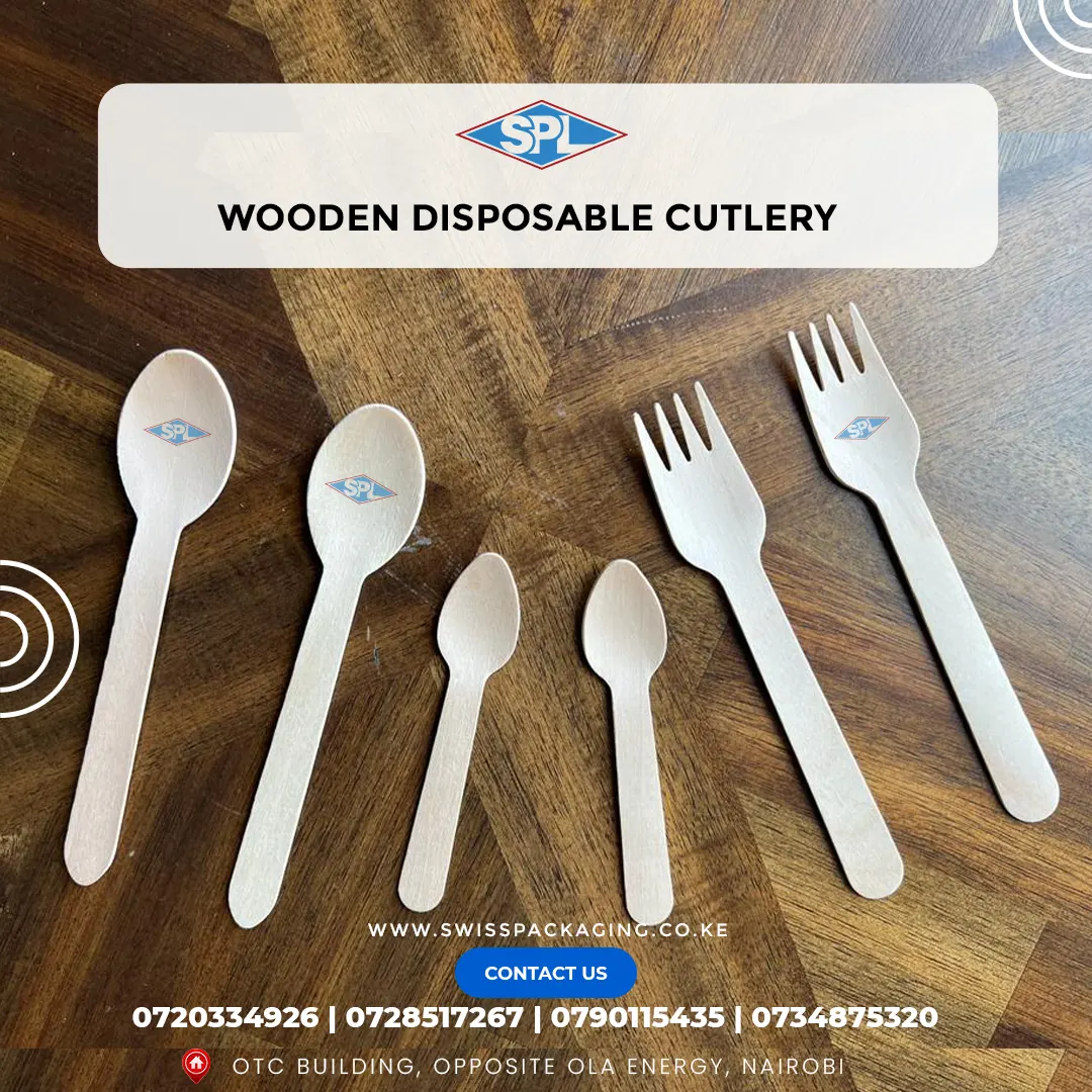 Wooden Disposable Cutlery Set